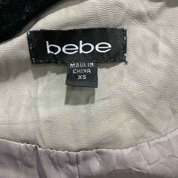 Bebe faux leather cropped jacket - Picture 4 of 4